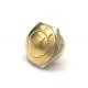 Gold Plated Brass Anti Vandal Push Button Swith With Red Green Led For Marine