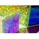 Shattered Textured Dichroic Glass Laminate Flat Shape