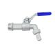 Media Water Stainless Steel Water Valve Faucet Bibcock at for Normal Temperature