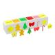 Portable baby development brain silicone toy for children's puzzle stacking learning silicone module