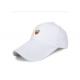 White / Mens Black Canvas Baseball Cap 3D Embroidery Logo Good Flexibility Comfortable