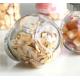 Glass storage jar with electroplating acrylie lid top Food Grade Glass Candy Jars small glass jar