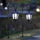 4 Lumens 34 Inch LED Solar Garden Lanterns With Shepherd Hook