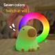 USB Rechargeable Dimming Capybara Night Lighting Silicone Night Lights Children's Bedroom Bedside Table Lamp