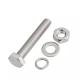 DIN931 / DIN933 Hex Bolt And Nut Steel Hex Cap Screw Bolt Stainless Steel 316