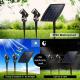 Solar Led Portable Motion Sensor Light 2 Head Spot For Garden Park Pathway Lighting
