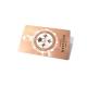 Rose Gold 85*54mm Metal Business Cards Custom Printing