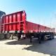 CIMC China 3 Axle 40 Ft Flatbed Container Semi Trailer with Side Wall for Sale