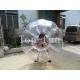 Transparent Inflatable Bumper Ball For Grassplot / Snow Field , Customized Color / Size