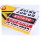 Multi Color Recycled Coroplast Corrugated Plastic Signs UV Printing