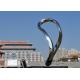 Custom Made Modern Stainless Steel Abstract Sculpture For Outdoor Art