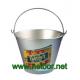 high quality metal tin beer bucket ice bucket beer coolers with custom printing Logo