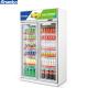 320W Glass Front Commercial Beverage Refrigerator Microcomputer Classic Type