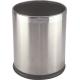 Stainless Steel Cover Guest Room Plastic Dustbin Waste Bins