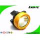 0.74W 96lum 5000lux Cordless Cap Light Rechargeable Mining Headlight ABS SANS 1438 Standard