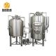 Three Vessels Small Brewery Equipment Multifunctional 500L 10~12HL Output / Week