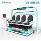 Egg Shape 9D Cinema Simulator Seat Vibration For Theme Park / Scenic Spots