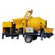 High Pressure Concrete Mixer Pump , Trailer Mounted Hydraulic Cement Concrete Pump