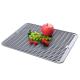 Custom Eco-friendly Silicone Dish Drying Mat Heat Resistant Trivet for Kitchen Counter