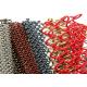 Fireplace Decoration Aluminium 1.2mm 1.4mm Chain Link Curtain Mesh