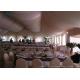 Durable Long Life Span White Party Tent 20mx30m Wooden Flooring