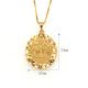 High quality Vintage pendants Women/Men zircon jewelry Gift 18K Gold Plated