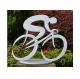 Durable Art Cycling Large Garden Sculptures , Contemporary Garden Sculptures