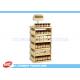 Supermarket Pine Wood Gondola End Display ODM For Can food , Color Painted