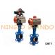 Pneumatic Actuated Butterfly Valve With Solenoid Valve Limit Switch