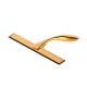 Luxury Bathroom accessories Gold metal mini squeegee clean shower glass mirror small squeegee handle