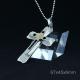 Fashion Top Trendy Stainless Steel Cross Necklace Pendant LPC234-2