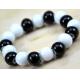 Black and white ceramic jewelry national wind porcelain beads bracelet fashion simple
