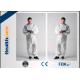 Hooded Disposable Boiler Suits Waterproof Overalls Non Woven 15gram -60gram
