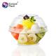 Eco-friendly food grade 90ml disposable plastic sugar bowl with lid
