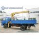 Customized SYSQ4SA2 4 Ton Crane Mounted Truck 8020mm Working Radius