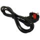 Custom 250VAC UK Power Cord For Electric Fan / TV / Computer / Air Conditioner