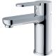 Modern Brass Basin Mixer Faucet with Deck Mounted , Chrome Finish