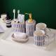 Nordic Creative Luxury Ceramic Bathroom Set With 5 Piece OEM ODM