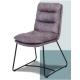Modern new dining chair pu with metal legs high quality xydc-393