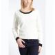 WOMEN'S 100% LABSWOOL KNITTED CABLE SWEATER