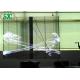 High Brightness Full Color Transparent Display SMD2525 IP54 Long Lifetime