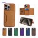 Custome Magsafe Leather Phone Wallet Shockproof For IPhone And Samsung