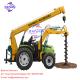 Tractor Mounted Piling Pole Erection Machine For Pole Erecting And Digging Application