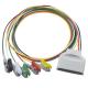 P-hilips MX40 Telemetry ECG Leadwires Patient cable 5 Lead ECG Leadwire IEC Grabber Clip 989803171931