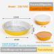 230mm Diameter 1050ml Aluminum Foil Tray For Food Cooking Baking Roasting Aluminum Foil Container With Lids