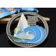 Yiwu Wholesale customized metal Hollow out MEDALS zinc alloy school sports meeting marathon logo customized