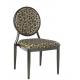 YLX-6019  Elegant Oil Painting Round Back Comfortable Cushion Dining Chair
