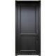 Black Walnut Carving Solid Wood Internal Doors 90cm Width HDF Door