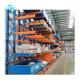 2000kg Capacity Steel Tube Cantilever Rack Shelves For Fabric Roll Storage