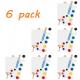 6 Pack Canvas Painting Kits With Easels , DIY Painting Tools For Kids Custom Size